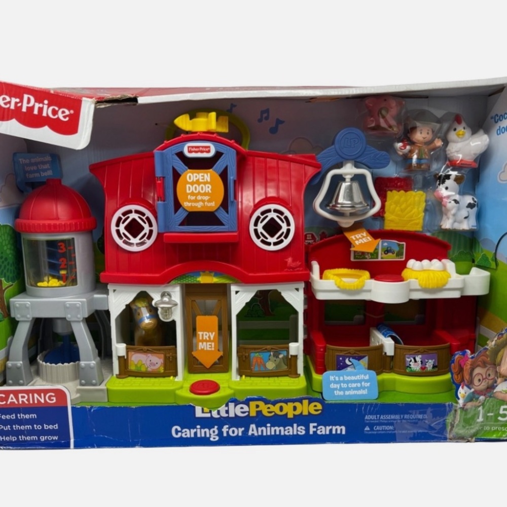 Fisher-Price Red and Blue Farm Playset